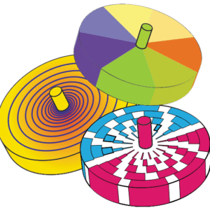 Optical Illusion Tops (Set Of 5)